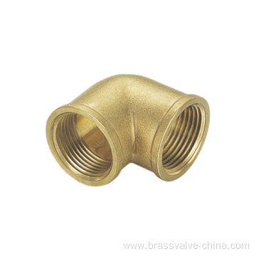 Brass 90 degree female elbow